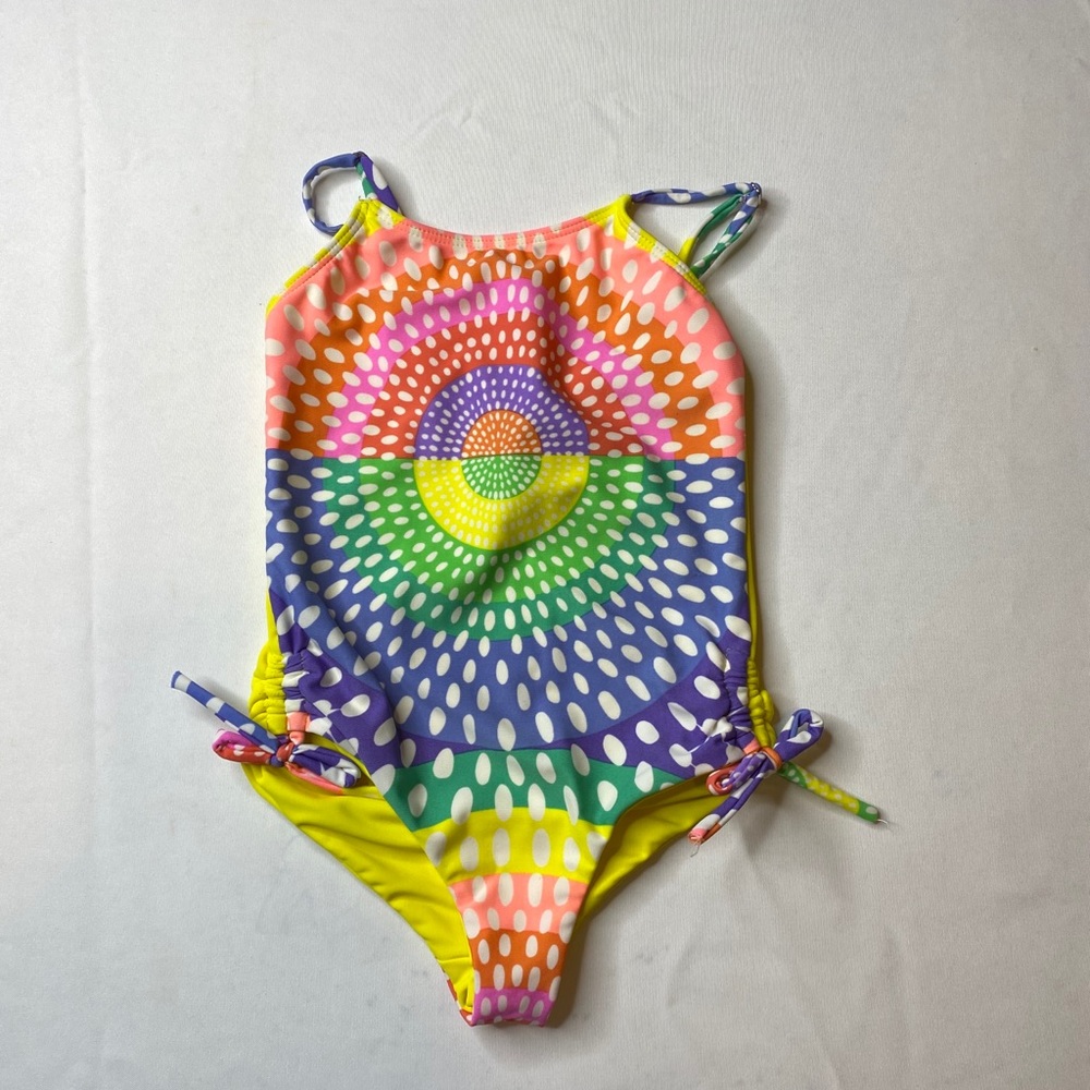 Mara Hoffman kids rainbow one piece swimsuit